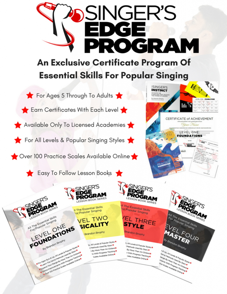Singers Edge certificate program oakville