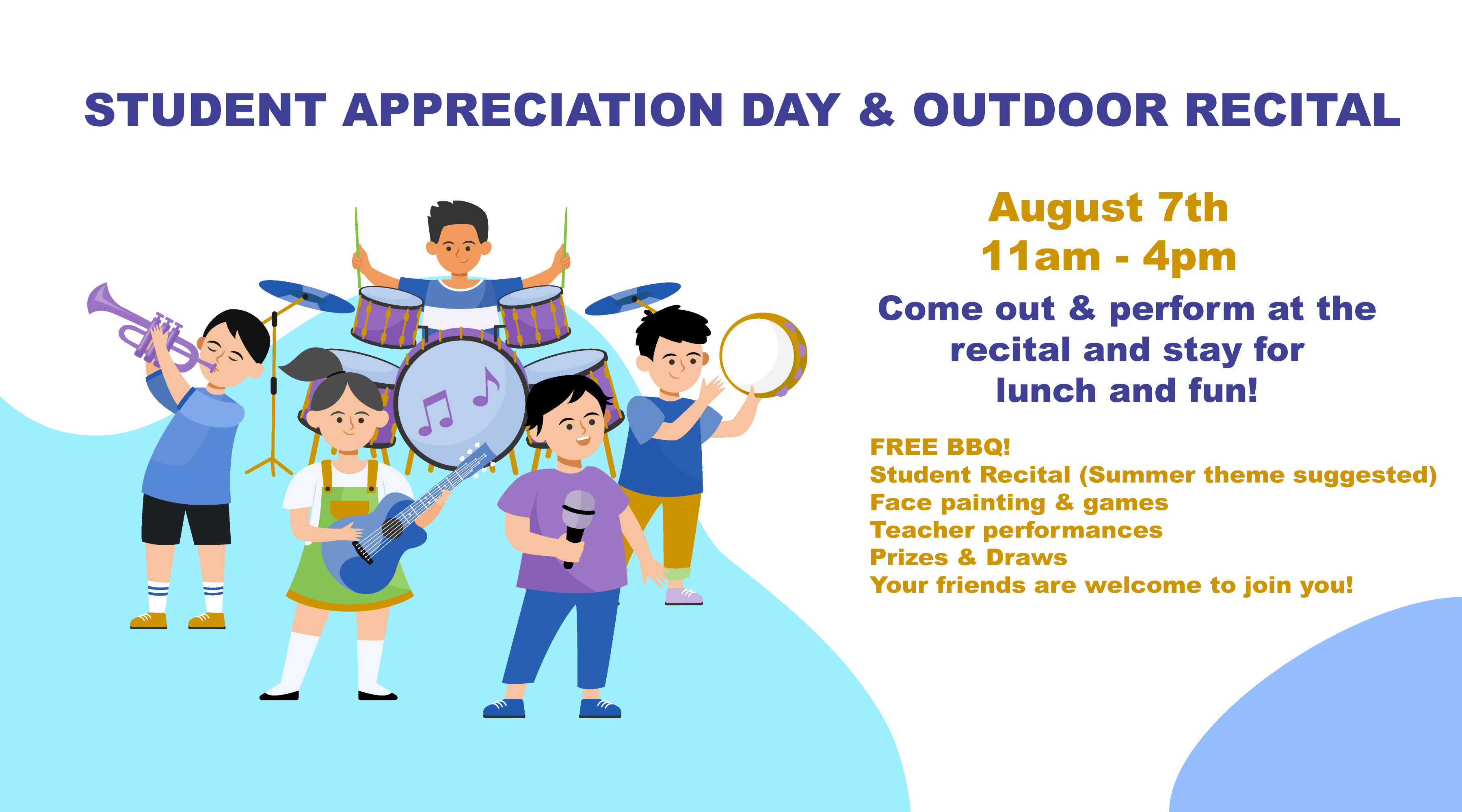 Student Appreciation Day Music Lessons Burlington Ontario Academy of