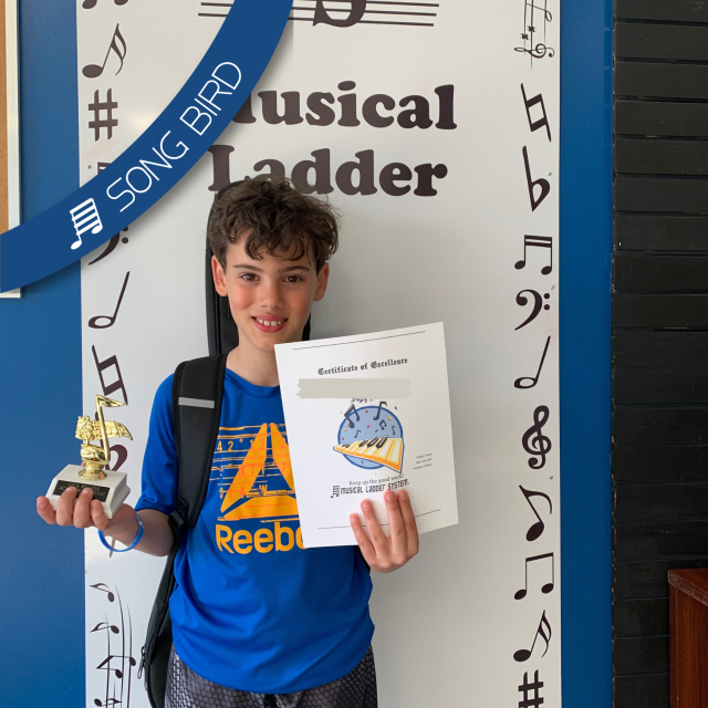 Musical ladder student 1