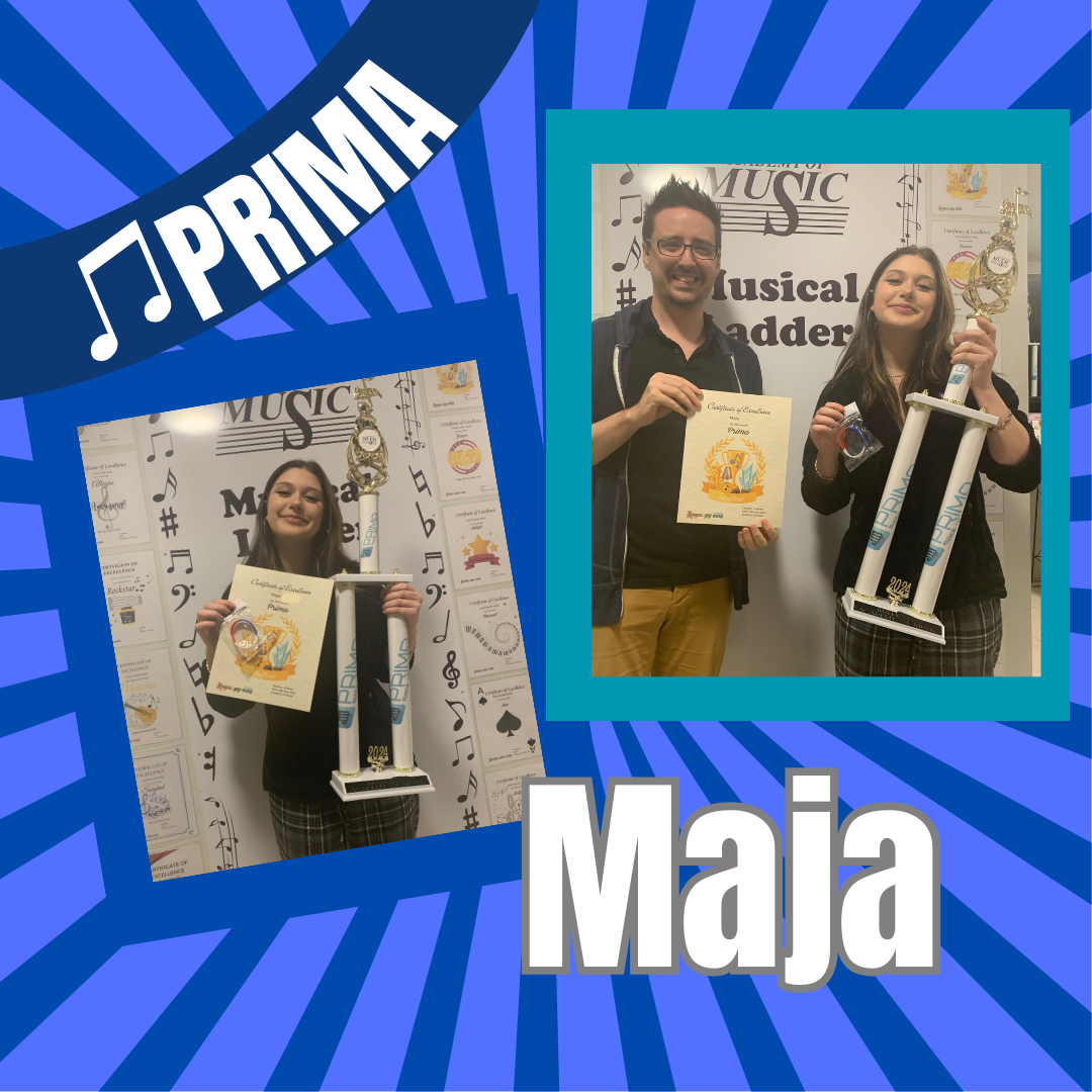 piano student Maja