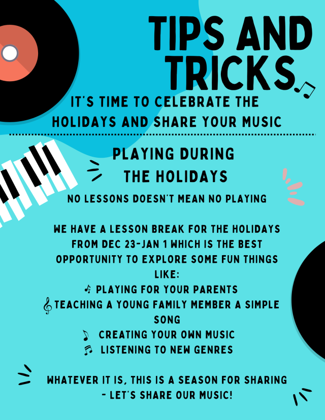 music lesson tips and tricks